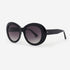 Cambered Round Acetate Unisex Sunglasses 21A8090